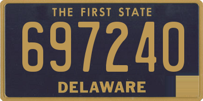 DE license plate 697240