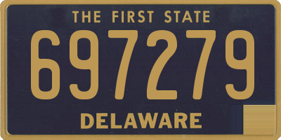 DE license plate 697279