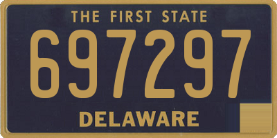 DE license plate 697297