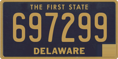 DE license plate 697299