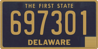 DE license plate 697301