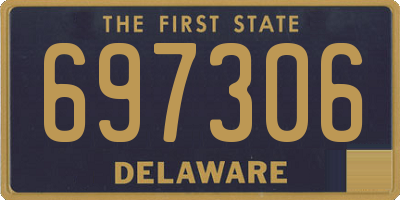 DE license plate 697306