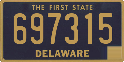 DE license plate 697315