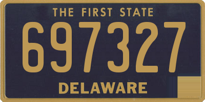 DE license plate 697327