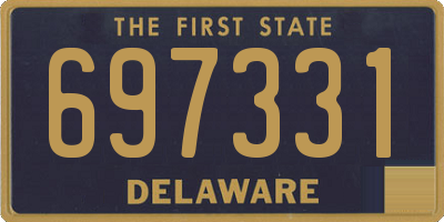 DE license plate 697331