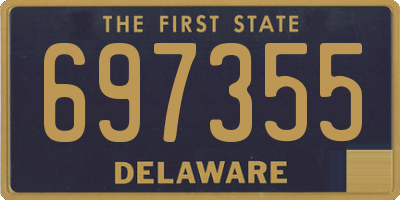 DE license plate 697355