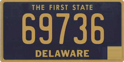 DE license plate 69736