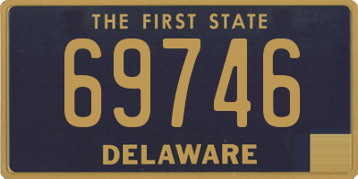 DE license plate 69746