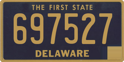 DE license plate 697527