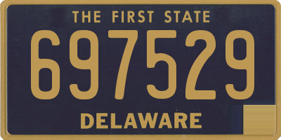 DE license plate 697529