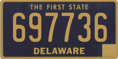 DE license plate 697736