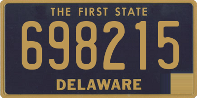 DE license plate 698215