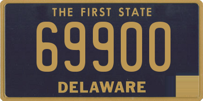 DE license plate 69900