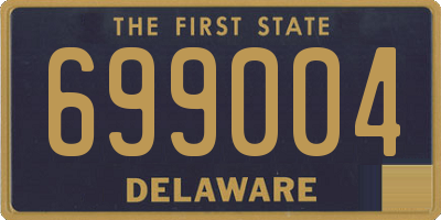 DE license plate 699004