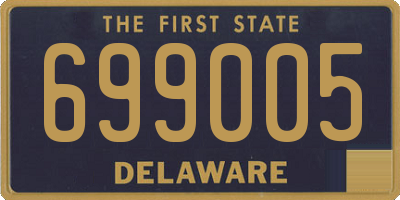 DE license plate 699005