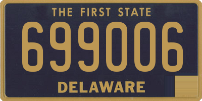 DE license plate 699006