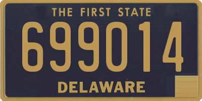 DE license plate 699014