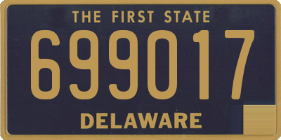 DE license plate 699017