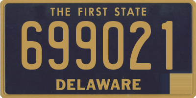 DE license plate 699021