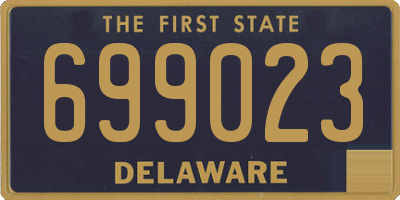 DE license plate 699023