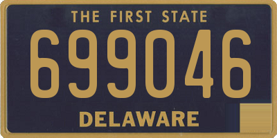 DE license plate 699046