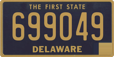 DE license plate 699049