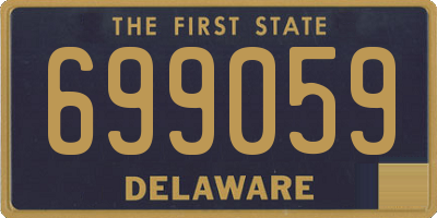 DE license plate 699059