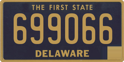 DE license plate 699066