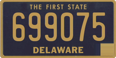 DE license plate 699075