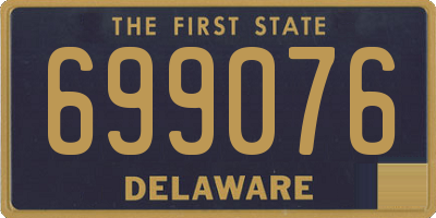 DE license plate 699076