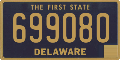 DE license plate 699080