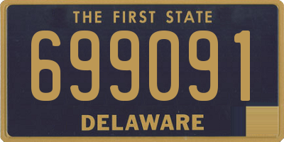 DE license plate 699091