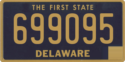 DE license plate 699095
