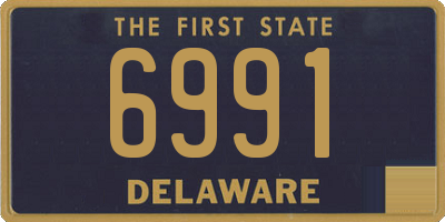 DE license plate 6991