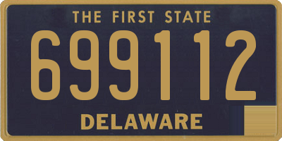 DE license plate 699112