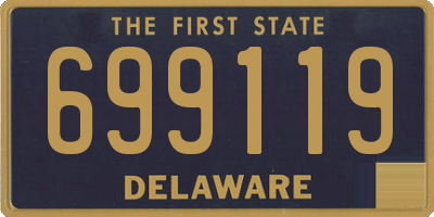 DE license plate 699119