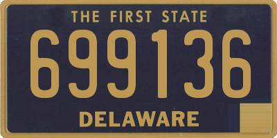 DE license plate 699136