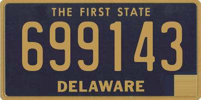 DE license plate 699143