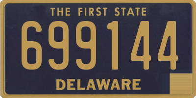 DE license plate 699144
