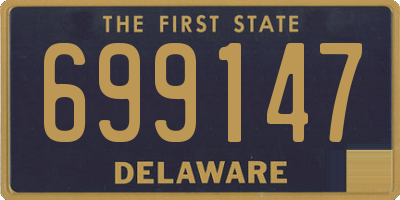 DE license plate 699147