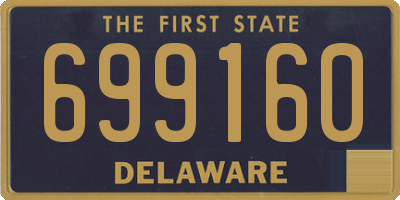 DE license plate 699160