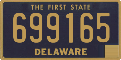 DE license plate 699165