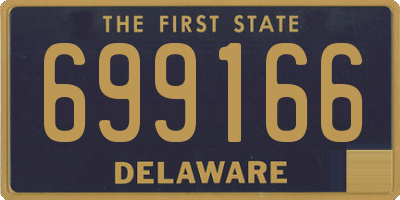 DE license plate 699166