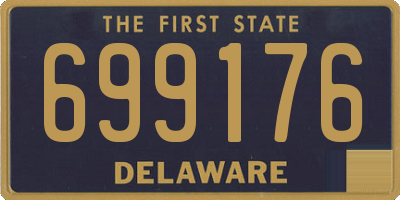 DE license plate 699176