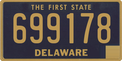 DE license plate 699178