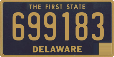 DE license plate 699183