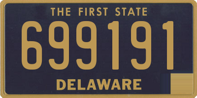 DE license plate 699191