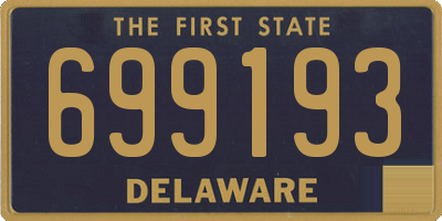 DE license plate 699193
