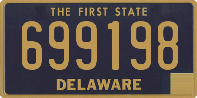 DE license plate 699198