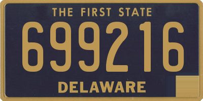 DE license plate 699216